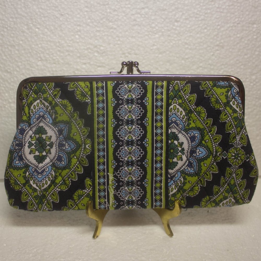 Vera Bradley Two Sided Snap Wallet Clutch